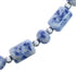 Authentic Sterling Silver Southwest Dumortierite Bead Necklace JX130246